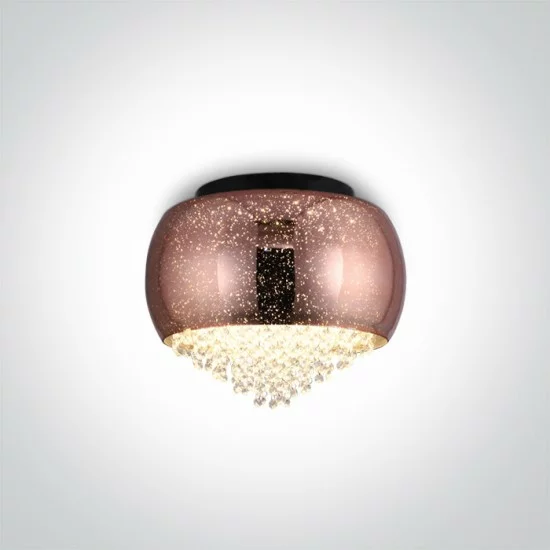 ONE LIGHT ceiling LAMP GLASS ART 4x9W, IP20, 62170A ONE LIGHT ceiling LAMP GLASS ART 4x9W, IP20, 62170A
