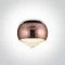 ONE LIGHT ceiling LAMP GLASS ART 4x9W, IP20, 62170A