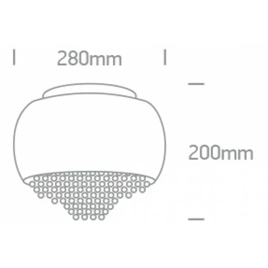 ONE LIGHT ceiling LAMP GLASS ART 4x9W, IP20, 62170A ONE LIGHT ceiling LAMP GLASS ART 4x9W, IP20, 62170A