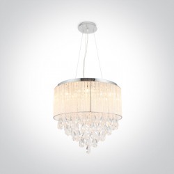 ONE LIGHT PENDANT LAMP CLASSIC 9x9W, G9, IP20, 63130P