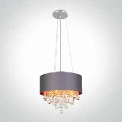 ONE LIGHT PENDANT LAMP RETRO 4x8W, E14, IP20, 63134P