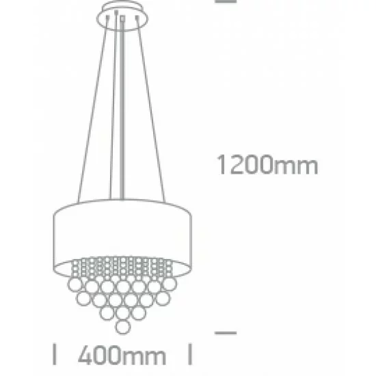 ONE LIGHT PENDANT LAMP RETRO 4x8W, E14, IP20, 63134P ONE LIGHT PENDANT LAMP RETRO 4x8W, E14, IP20, 63134P