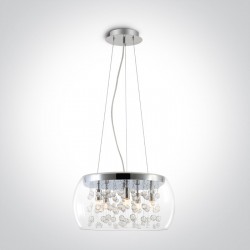 ONE LIGHT PENDANT LAMP CLASSIC 5x9W, G9, IP20, 63166P