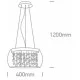 ONE LIGHT PENDELLEUCHTE CLASSIC 5x9W, G9, IP20, 63166P ONE LIGHT PENDELLEUCHTE CLASSIC 5x9W, G9, IP20, 63166P