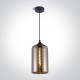 ONE LIGHT PENDANT LAMP GLASS RANGE 12W, E27, IP20, 63138/A