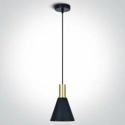 ONE LIGHT PIEKARAMAIS GAISMEKLIS Cones 10W, E27, IP20, 63122/BBS