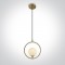 ONE LIGHT pendant LAMP NORDIC 9W, IP20, 63116/BBS