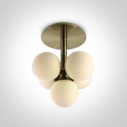 ONE LIGHT ceiling LAMP NORDIC 5x9W, IP20, 62116A/BBS