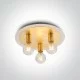 ONE LIGHT ceiling LAMP RETRO 3x12W, IP20, 62172B/BS ONE LIGHT ceiling LAMP RETRO 3x12W, IP20, 62172B/BS
