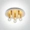 ONE LIGHT ceiling LAMP RETRO 6x12W, IP20, 62172C/BS