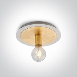 ONE LIGHT ceiling LAMP RETRO 12W, IP20, 62172A/BS