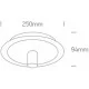 ONE LIGHT griestu GAISMEKLIS RETRO 12W, IP20, 62172A/BS