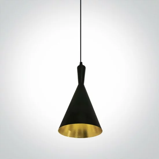 ONE LIGHT PENDANT LAMP RETRO 12W, E27, IP20, 63040/B/BS