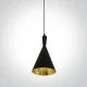 ONE LIGHT PENDANT LAMP RETRO 12W, E27, IP20, 63040/B/BS