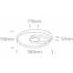 ONE LIGHT Deckenlampe Swirl 30W, LED, IP20, 63068/BS ONE LIGHT Deckenlampe Swirl 30W, LED, IP20, 63068/BS