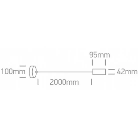 ONE LIGHT ПОДВЕСНОЙ СВЕТИЛЬНИК 20W, E27, IP20, 63124/B