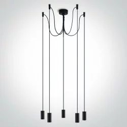 ONE LIGHT ПОДВЕСНОЙ СВЕТИЛЬНИК 5x20W, E27, IP20, 63124C/B