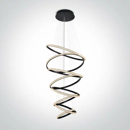 ONE LIGHT PIEKARAMAIS GAISMEKLIS crystal Swirl 150W, LED, IP20, 63054C/B ONE LIGHT PIEKARAMAIS GAISMEKLIS crystal Swirl 150W, LED, IP20, 63054C/B