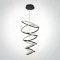 ONE LIGHT PIEKARAMAIS GAISMEKLIS crystal Swirl 150W, LED, IP20, 63054C/B