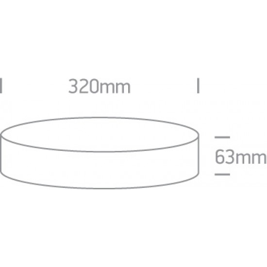 ONE LIGHT griestu GAISMEKLIS The IP65 Plafo 21W, LED, 67390/W/C