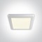 ONE LIGHT Deckenlampe Slim Line Panel Plafo 16W, LED, IP20, 62116F/W/W