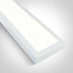 ONE LIGHT ceiling LAMP Panel Backlit 30W, LED, IP20, 62140BF/W/C