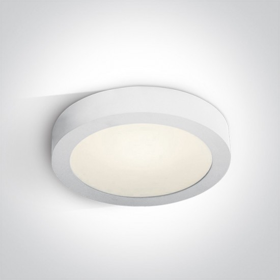 ONE LIGHT griestu GAISMEKLIS Panel Plafo Round 30W, LED, IP40, 62130F/W/C