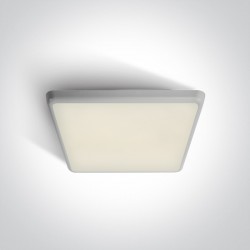 ONE LIGHT griestu GAISMEKLIS Slim Plafo 25W, LED, IP54, 67372/W/C