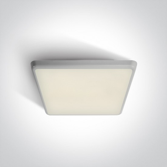 ONE LIGHT потолочный светильник Slim Plafo 25W, LED, IP54, 67372/W/C