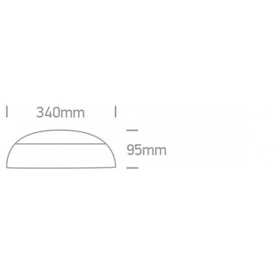 ONE LIGHT griestu GAISMEKLIS The IP65 CCT V Plafo 15W, LED, 67218/W/V