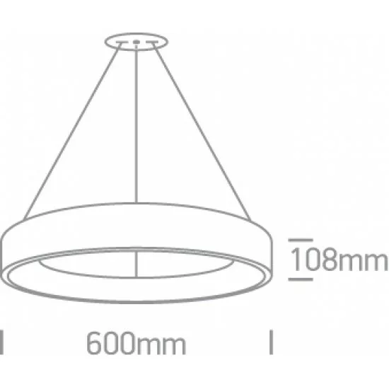 ONE LIGHT PENDELLEUCHTE RINGS 42W, LED, IP20, 62142NB/W/V ONE LIGHT PENDELLEUCHTE RINGS 42W, LED, IP20, 62142NB/W/V