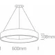 ONE LIGHT PENDELLEUCHTE RINGS 42W, LED, IP20, 62142NB/W/V ONE LIGHT PENDELLEUCHTE RINGS 42W, LED, IP20, 62142NB/W/V