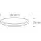 ONE LIGHT ceiling LAMP slim PLAFO 24W, LED, IP20, 67448/W/W ONE LIGHT ceiling LAMP slim PLAFO 24W, LED, IP20, 67448/W/W
