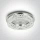 ONE LIGHT griestu GAISMEKLIS GLASS STONE 24W, LED, IP20, 62184A/C/W