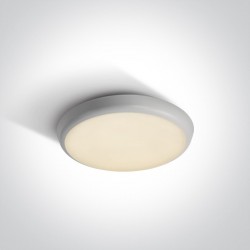 ONE LIGHT ceiling LAMP Slim Plafo 12W, LED, IP54, 67366/W/W