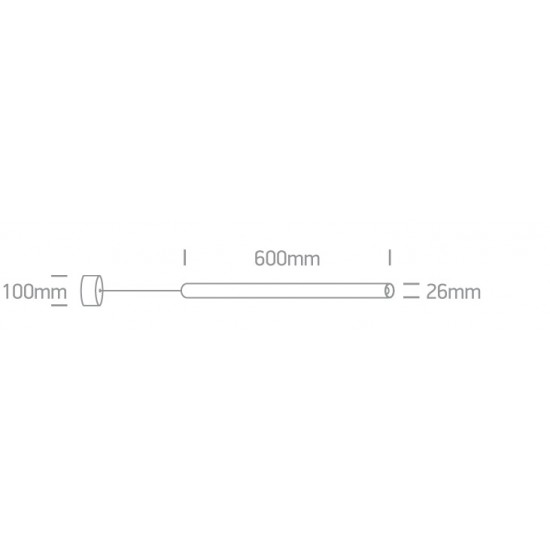 ONE LIGHT PIEKARAMAIS GAISMEKLIS 6W, LED, IP20, 63108A/W/W