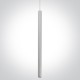 ONE LIGHT PENDANT LAMP 6W, LED, IP20, 63108A/W/W