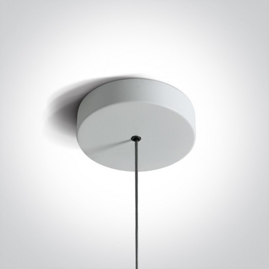 ONE LIGHT ПОДВЕСНОЙ СВЕТИЛЬНИК 6W, LED, IP20, 63108A/W/W