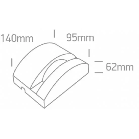 ONE LIGHT Außen-Wandleuchte Window Frame LED, 6W, 3000K, 330lm, IP65, 67454/AN/W ONE LIGHT Außen-Wandleuchte Window Frame LED, 6W, 3000K, 330lm, IP65, 67454/AN/W