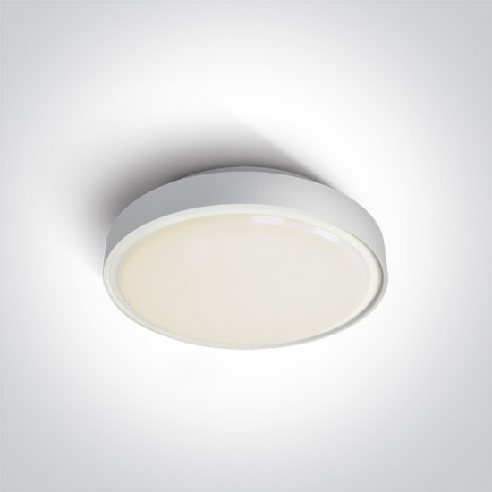 ONE LIGHT ceiling LAMP The E27 Plafo Outdoor Range 12W, IP65, 67282E/W