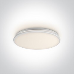 ONE LIGHT ceiling LAMP slim PLAFO 24W, LED, IP20, 67448/W/W