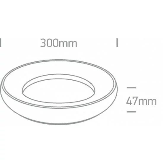 ONE LIGHT griestu GAISMEKLIS Indoor LED & Music Plafo 25W, LED, IP40, 67402/W/W