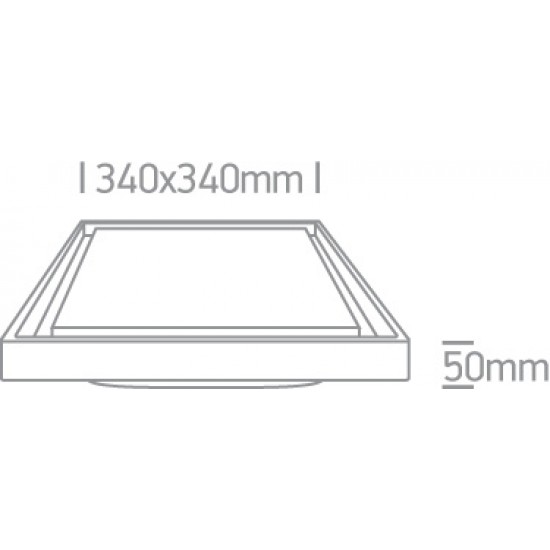 ONE LIGHT griestu GAISMEKLIS Outdoor Project 30W, LED, IP54, 67384A/W/W