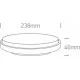 ONE LIGHT griestu GAISMEKLIS Outdoor Slim 20W, LED, IP54, 67362/W/W ONE LIGHT griestu GAISMEKLIS Outdoor Slim 20W, LED, IP54, 67362/W/W