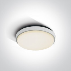 ONE LIGHT ceiling LAMP Outdoor Slim 20W, LED, IP54, 67362/W/W