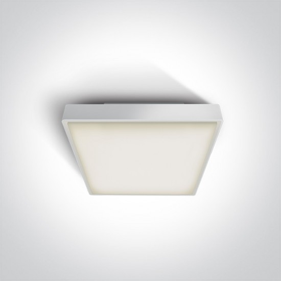 ONE LIGHT griestu GAISMEKLIS Outdoor Square 16W, LED, IP65, 67282N/W/W