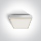 ONE LIGHT потолочный светильник Outdoor Square 16W, LED, IP65, 67282N/W/W