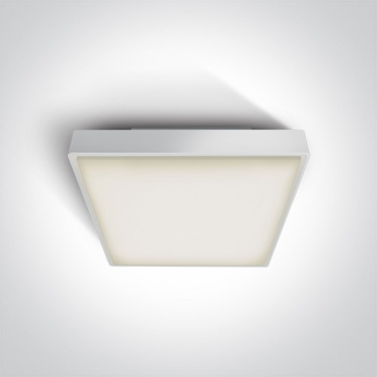 ONE LIGHT griestu GAISMEKLIS Outdoor Square 24W, LED, IP65, 67282AN/W/W