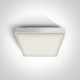 ONE LIGHT Deckenlampe Outdoor Square 24W, LED, IP65, 67282AN/W/W