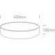 ONE LIGHT griestu GAISMEKLIS project PLAFO 25W, LED, IP20, 62125D/W/W